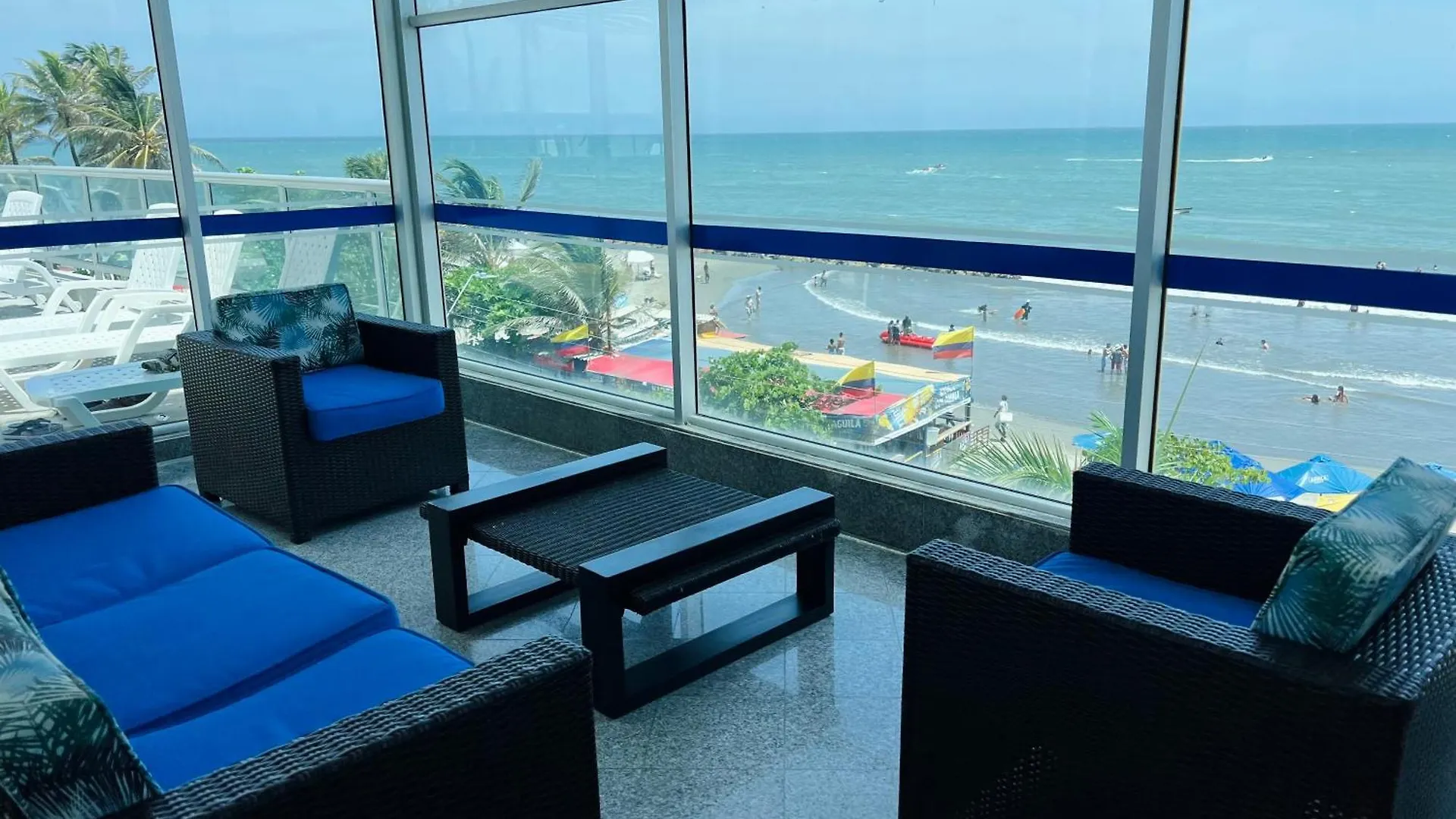 Apartament Espectacular Bocagrande, Frente Al Mar, Con Piscina Kartagena