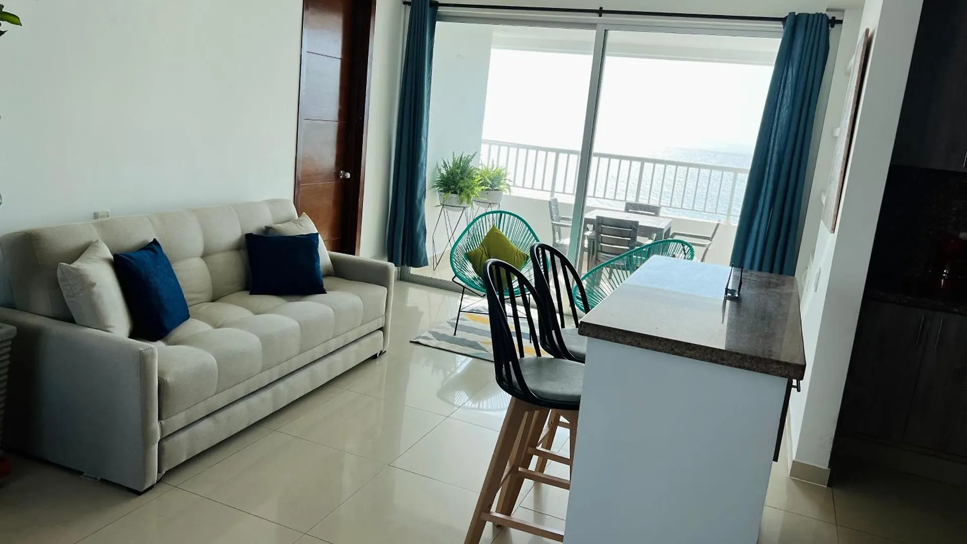 דירות Cartagena Espectacular Bocagrande, Frente Al Mar, Con Piscina 0*,