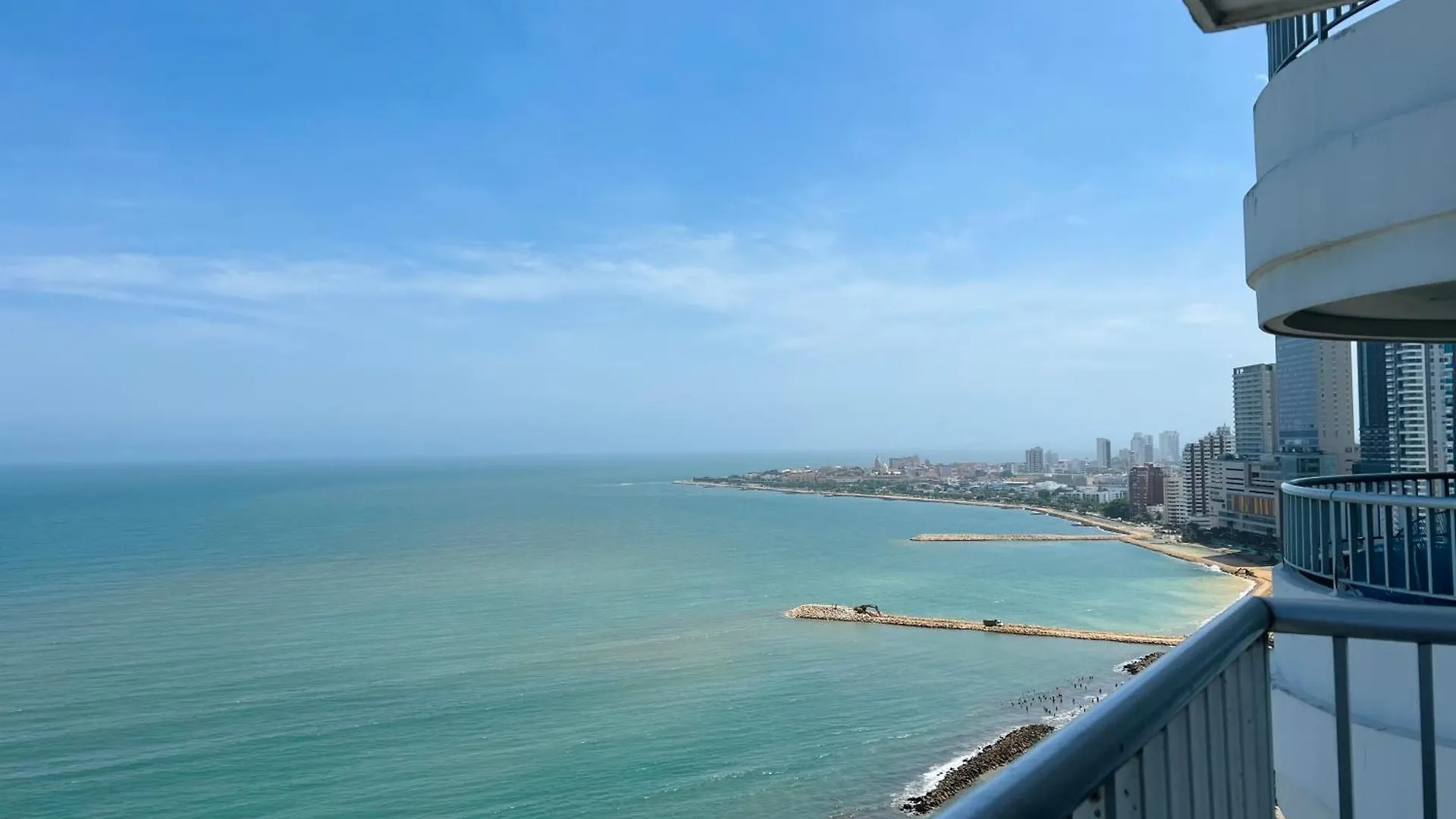 דירות Cartagena Espectacular Bocagrande, Frente Al Mar, Con Piscina 0*,